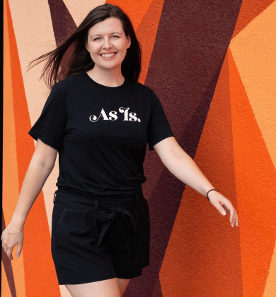 As Is Black T-shirt